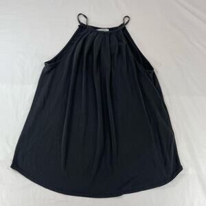 Green Envelope Los Angeles Black Halter Tank Top Blouse Medium Women's